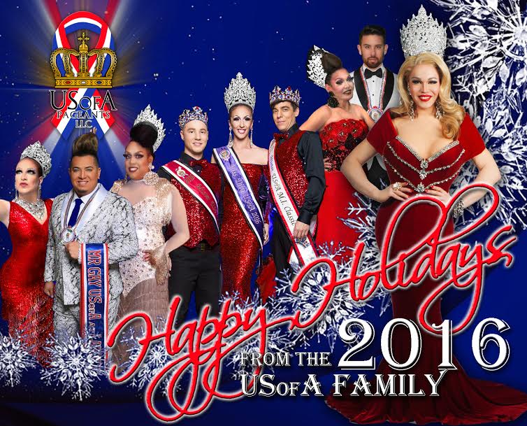 USofA Pageants LLC 2016 Christmas Poster