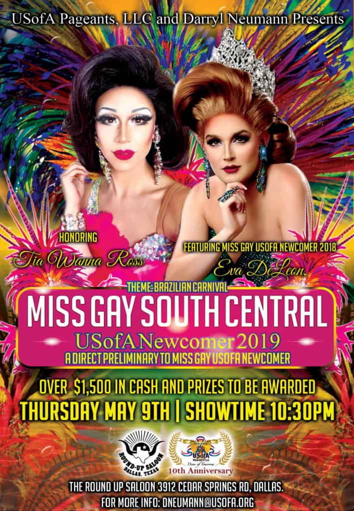 Miss Gay South Central USofA Newcomer 2019